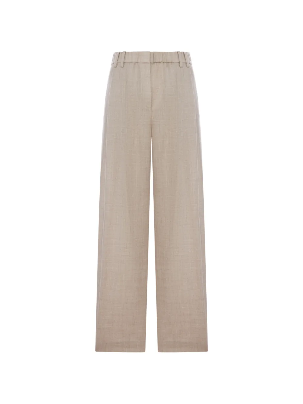 Brunello Cucinelli straight-leg cashmere trousers - Nude