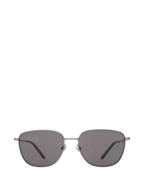 Burberry metal Check square sunglasses