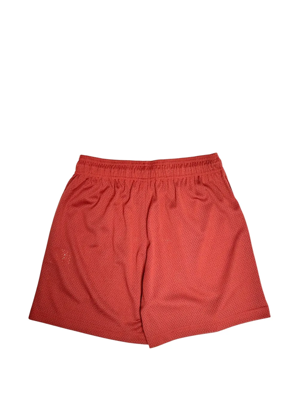 ERIC EMANUEL Basic shorts met logo-print Rood