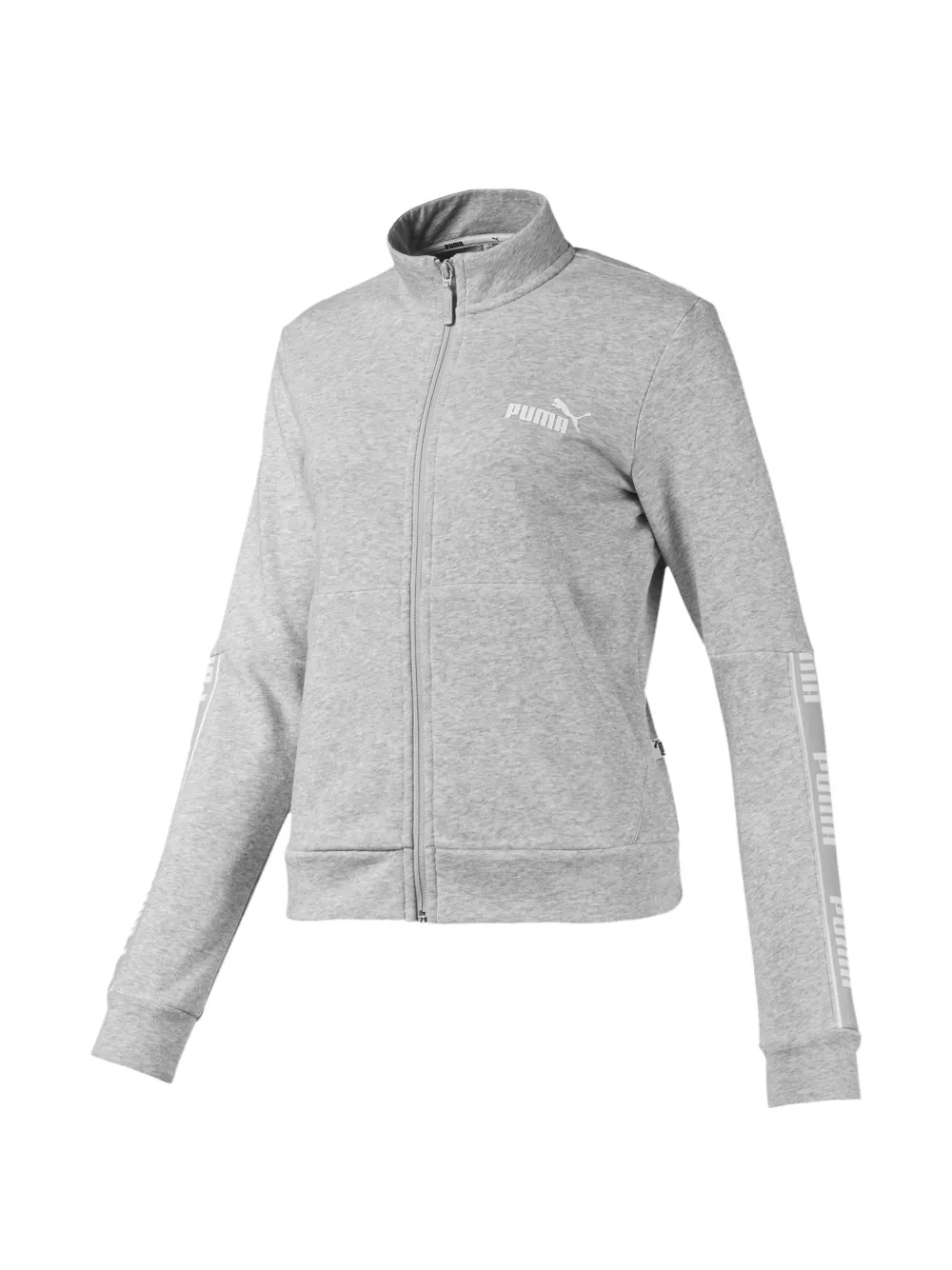 PUMA Amplified Sweatshirt mit Reißverschluss - Grau
