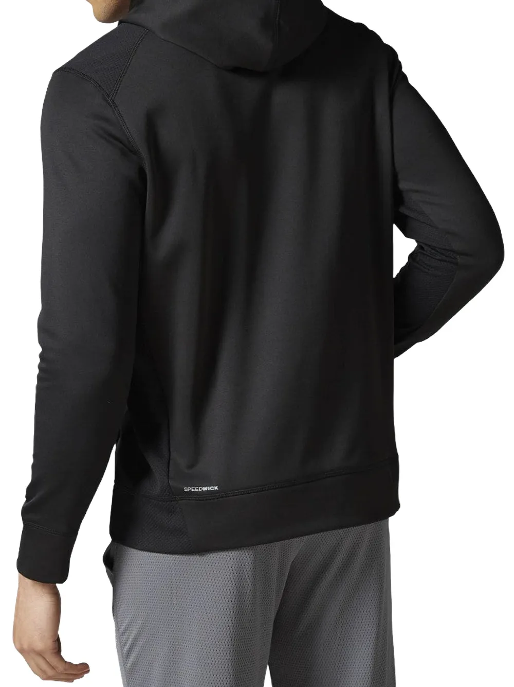 Reebok Hoodie met logoprint Zwart