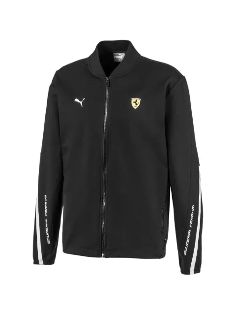 PUMA x Scuderia Ferrari logo-patch zipped sweatshirt