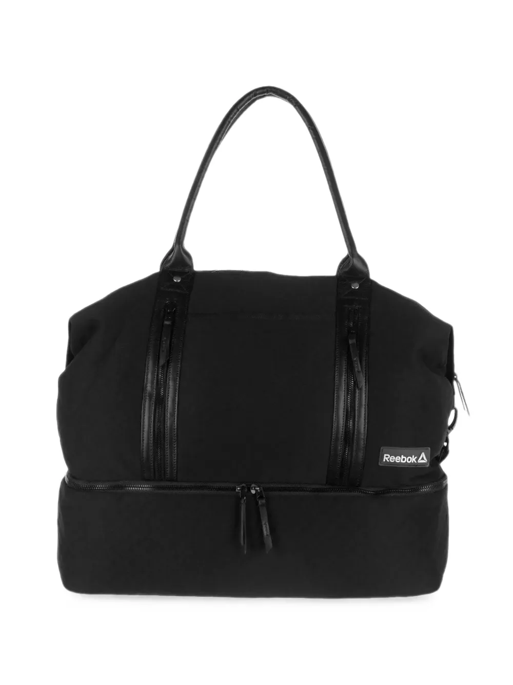 Reebok leather-trim tote bag - Nero