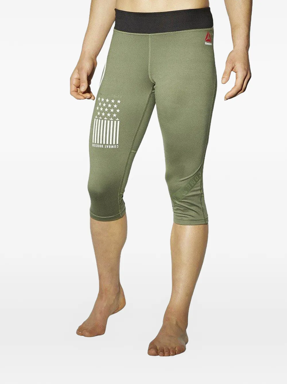 Reebok Cropped legging Groen