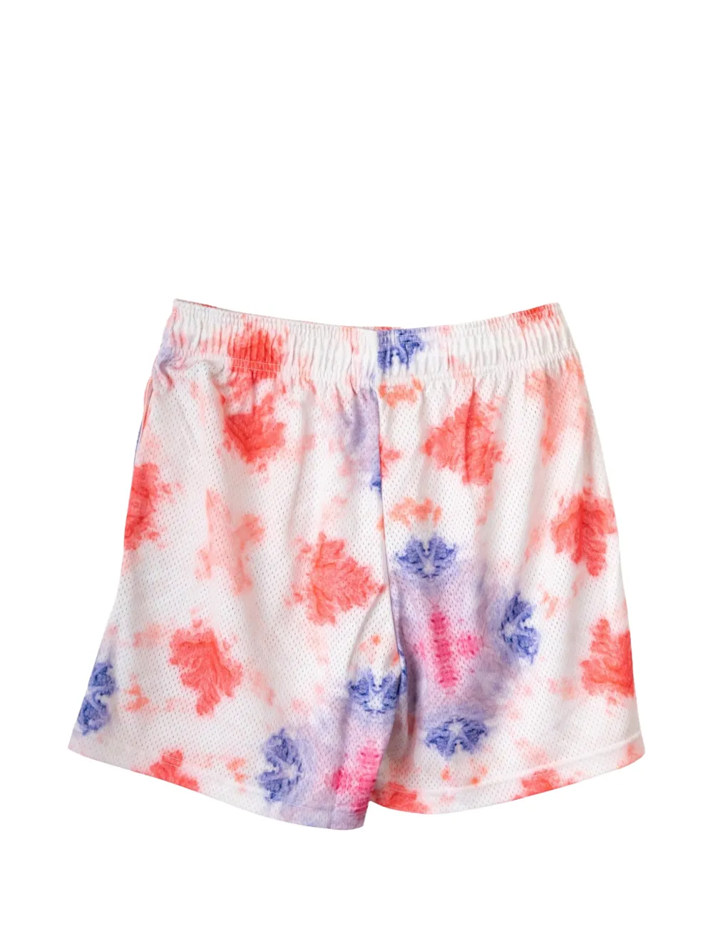 ERIC EMANUEL EE Basic trainingsshorts met tie-dye print Wit