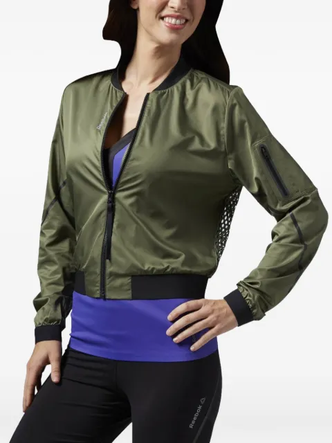 Reebok Cardio mesh-panelled jacket