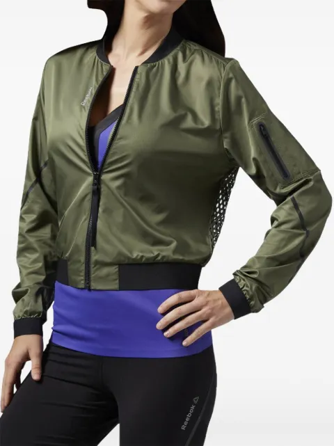 Reebok Cardio mesh-panelled jacket