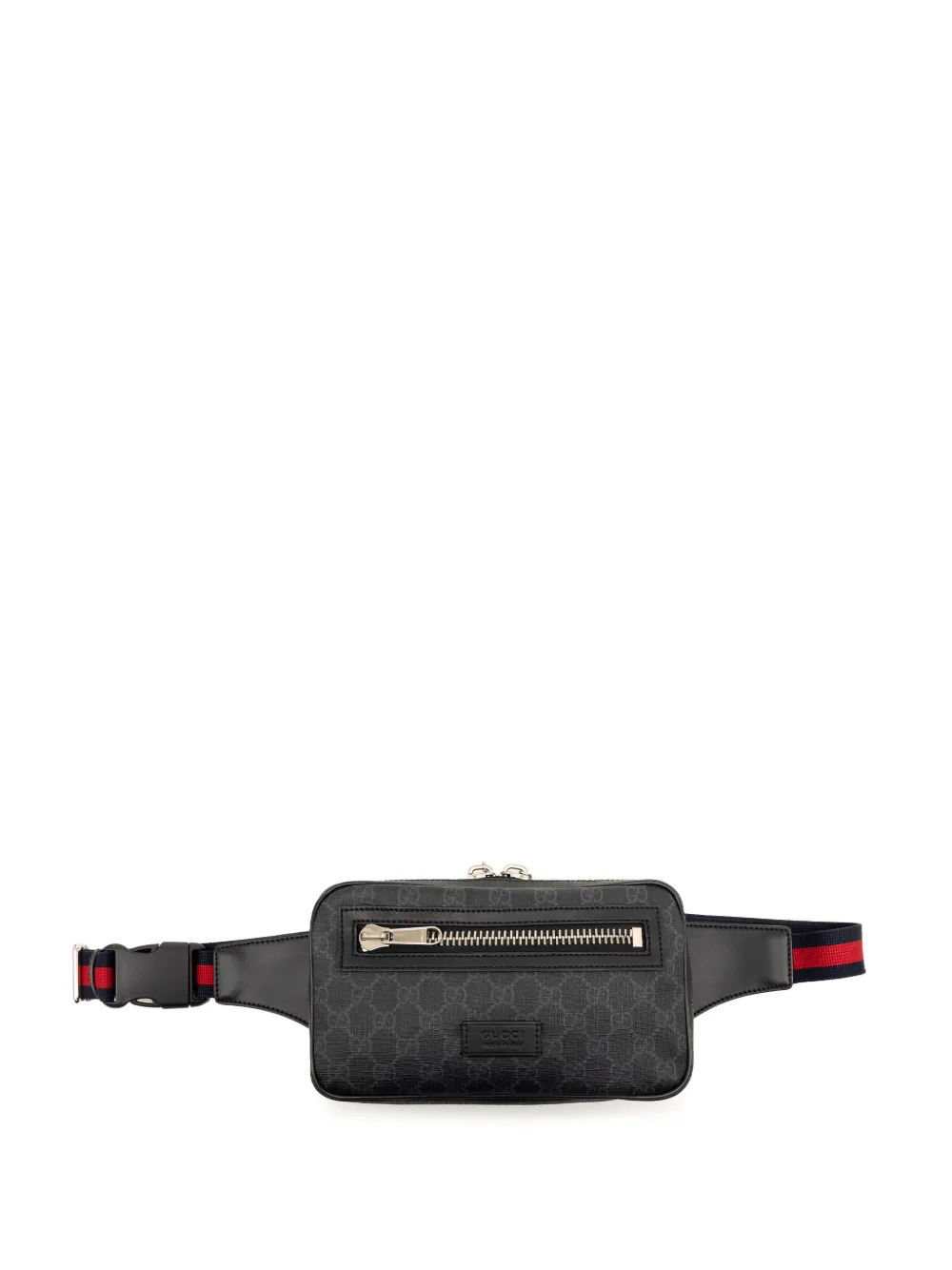Gucci Pre-Owned 2000-2015 GG Supreme Web belt bag - Nero