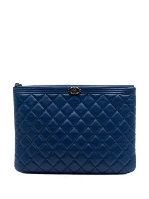 Miu Miu Pre-Owned 2010-2026 Matelasse Patent Frame Clutch Bag
