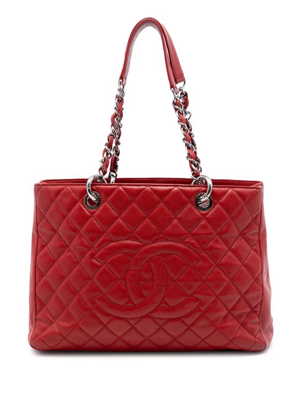 CHANEL Pre-Owned 2011 Caviar Grand Shopping tote bag - Rot