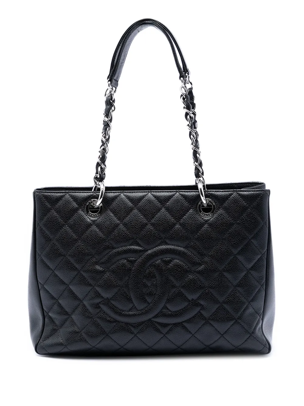 CHANEL Pre-Owned 2014 Caviar Grand Shopping tote bag - Nero