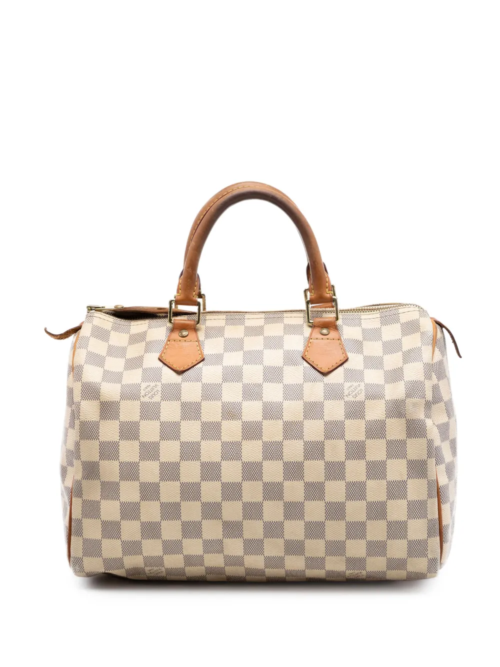Louis Vuitton Pre-Owned 2013 Damier Azur Speedy 30 boston bag - Bianco