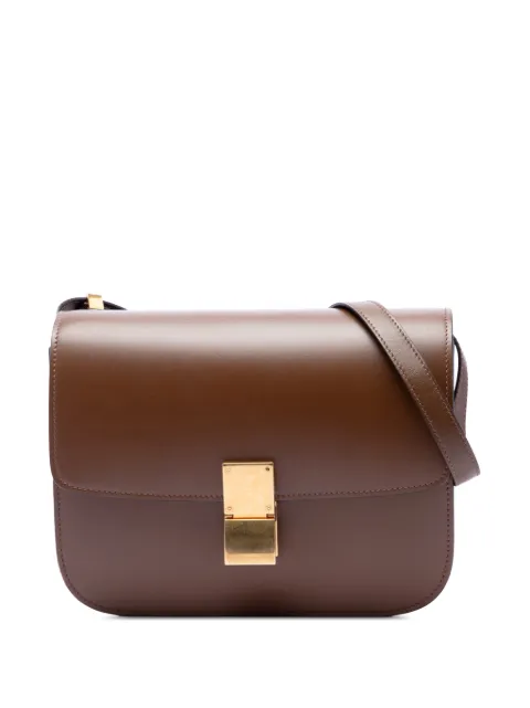 Celine Pre-Owned 2018 미디엄 카프스킨 클래식 박스 크로스 백