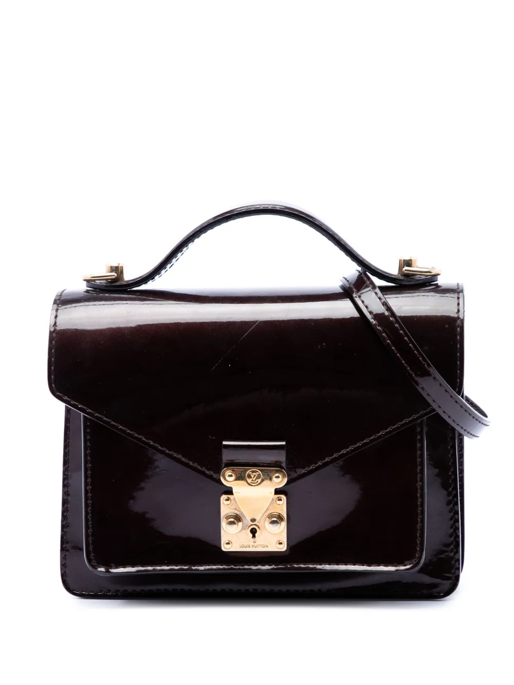 Louis Vuitton Pre-Owned 2014 Vernis Monceau BB satchel - Viola