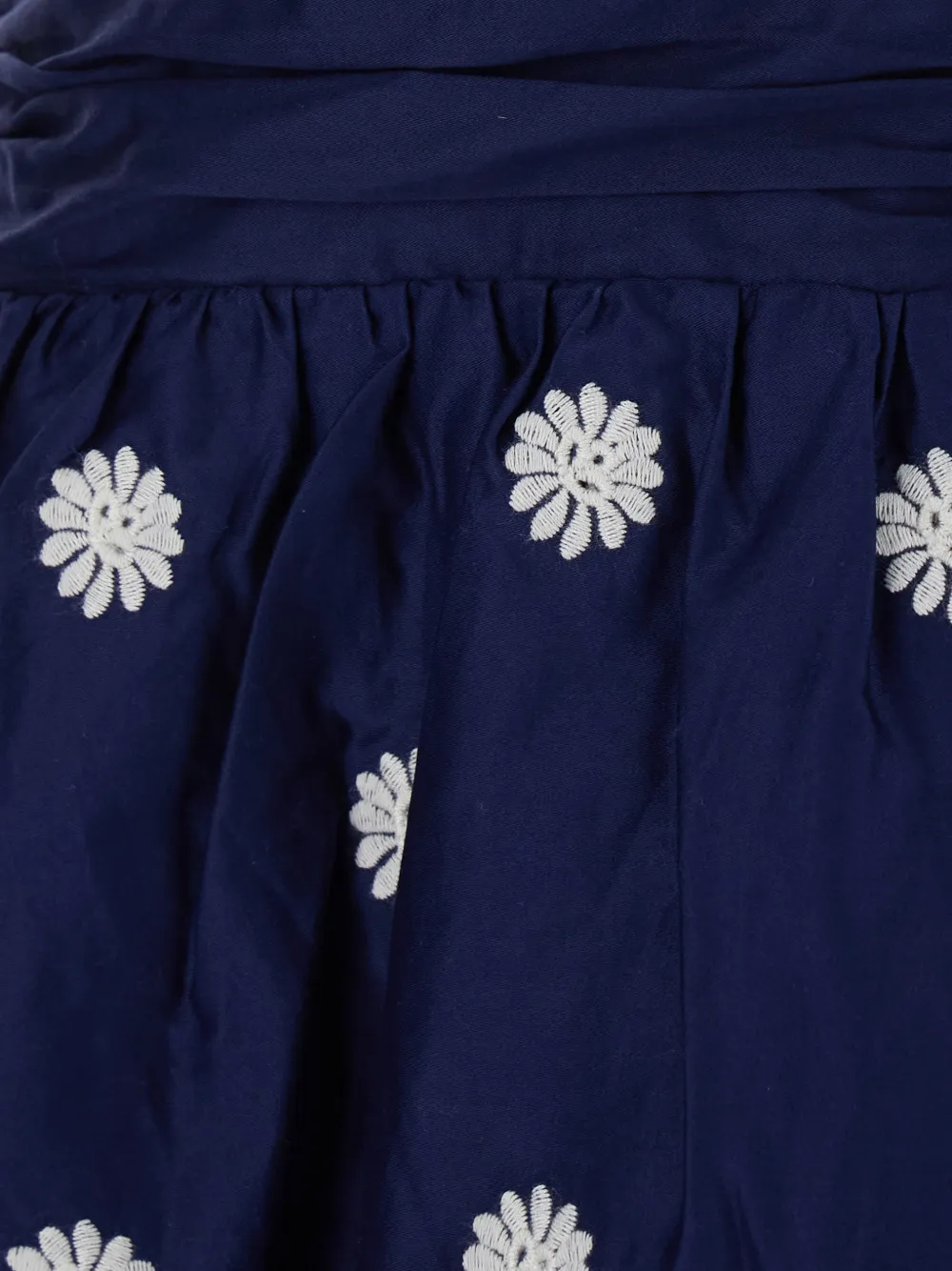 FARM Rio Mini-jurk met borduurwerk en uitgesneden detail Blauw