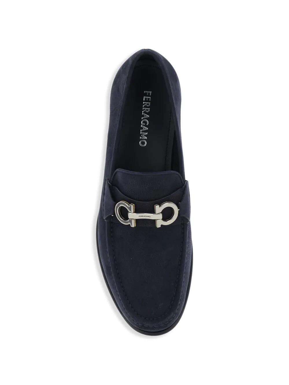 Ferragamo Gancini loafers Blauw
