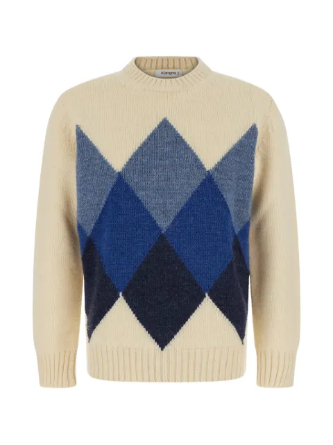 Kangra argyle-intarsia wool sweater
