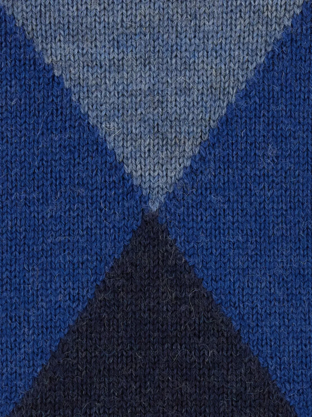 Kangra argyle-intarsia wool sweater Beige