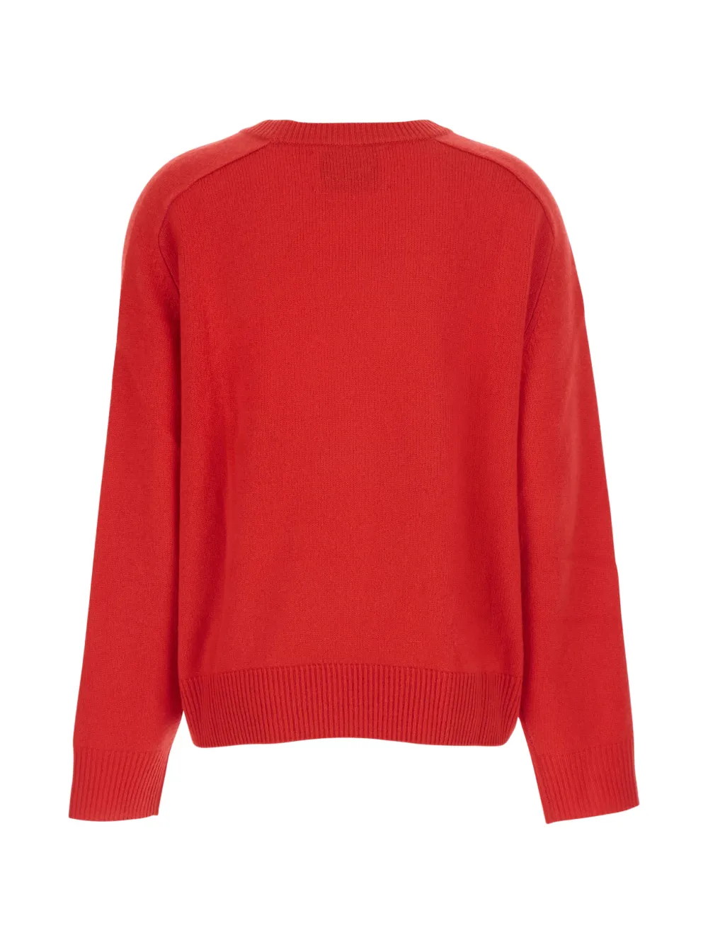 Soft Goat Kasjmier trui met ronde hals Rood