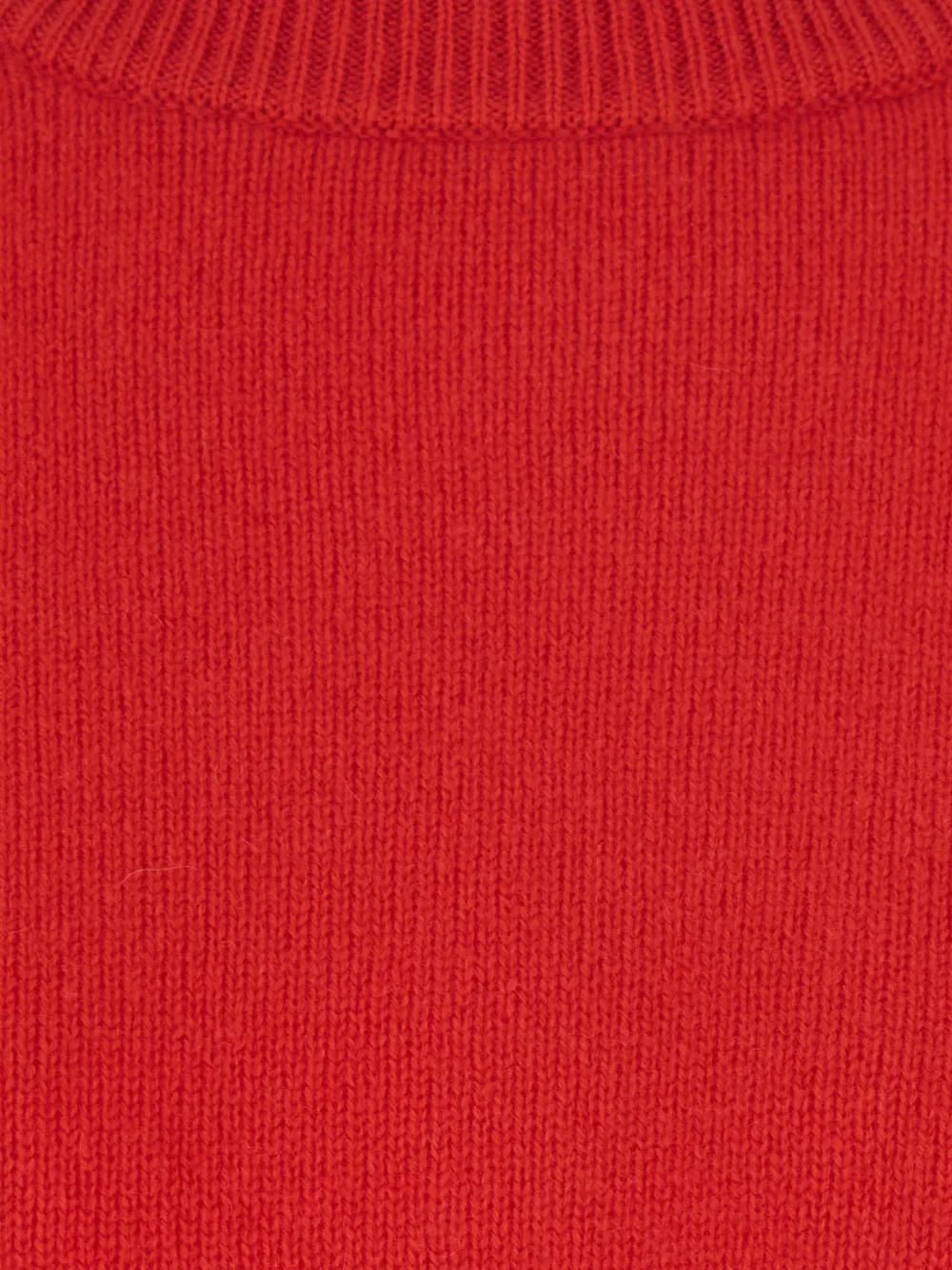Soft Goat Kasjmier trui met ronde hals Rood