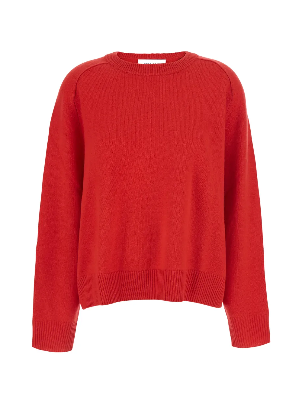 Soft Goat crew-neck cashmere sweater - Rosso