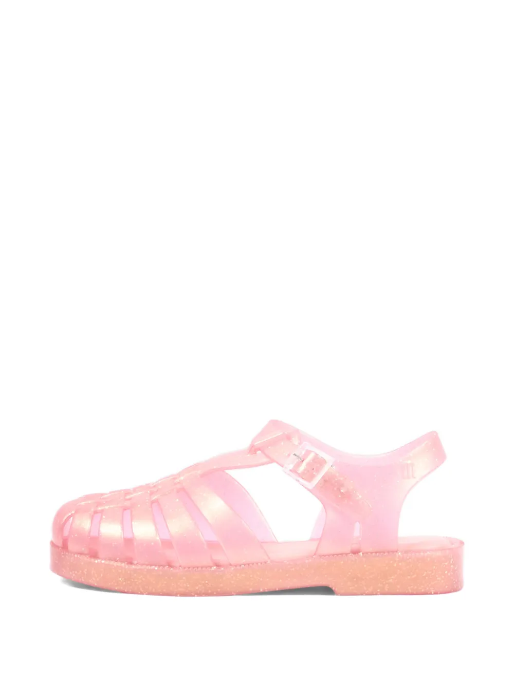 Mini Melissa Possession glittered caged sandals Roze