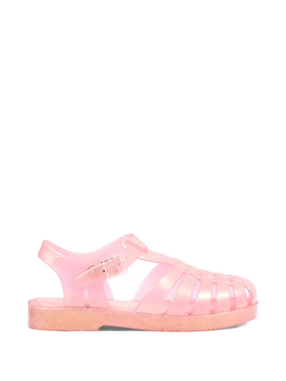 Mini Melissa Possession glittered caged sandals Roze