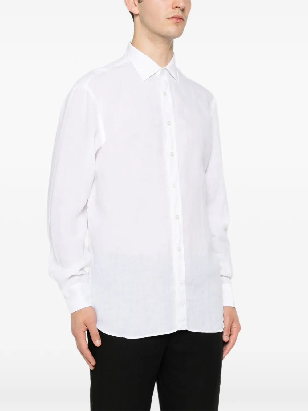 Lardini Overhemd met lange mouwen Wit