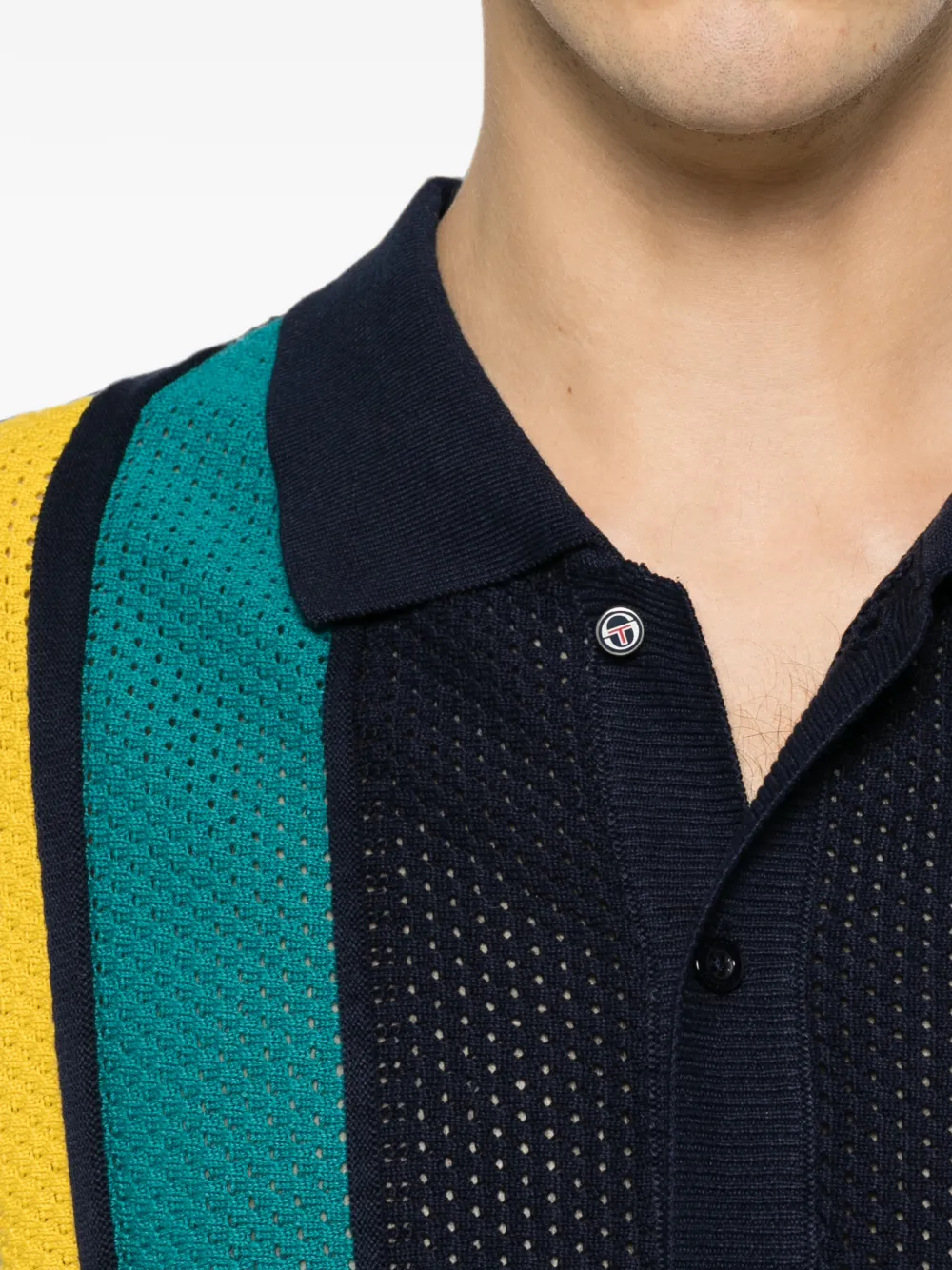 Sergio Tacchini Gestreept overhemd Blauw
