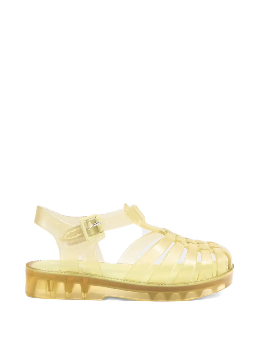 Mini Melissa Possession cage-strap sandals Geel