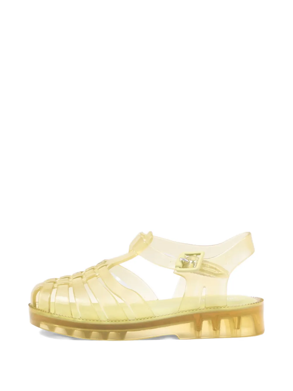 Mini Melissa Possession cage-strap sandals Geel