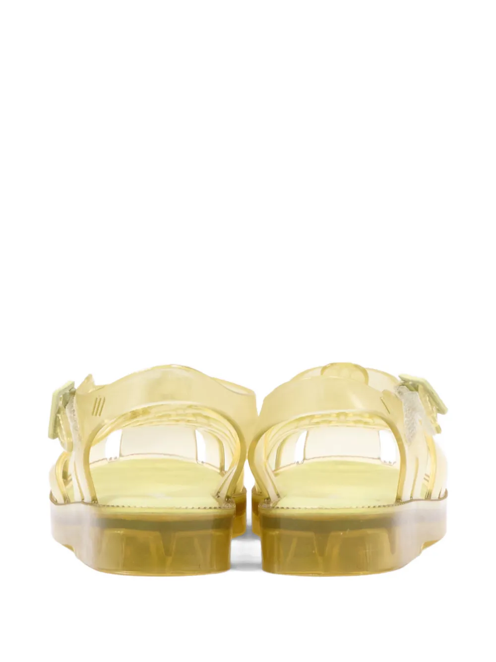 Mini Melissa Possession cage-strap sandals Geel