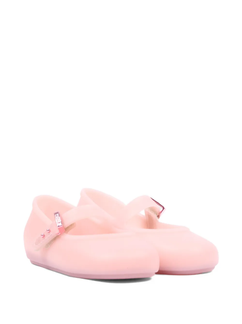 Mini Melissa buckle-fastening ballet flats - Rosa