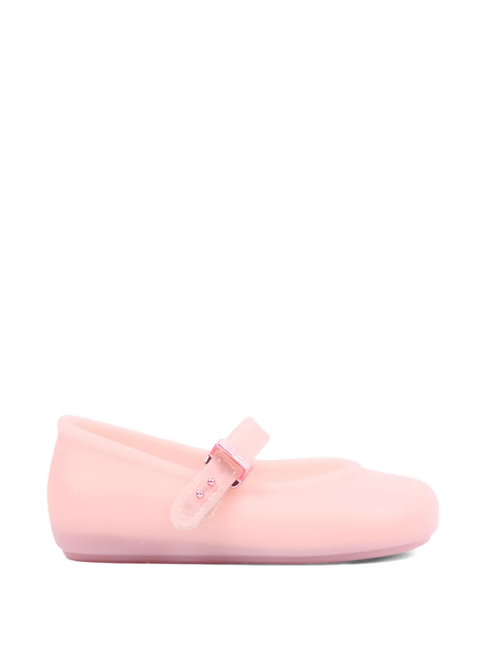 Mini Melissa buckle-fastening ballet flats Roze