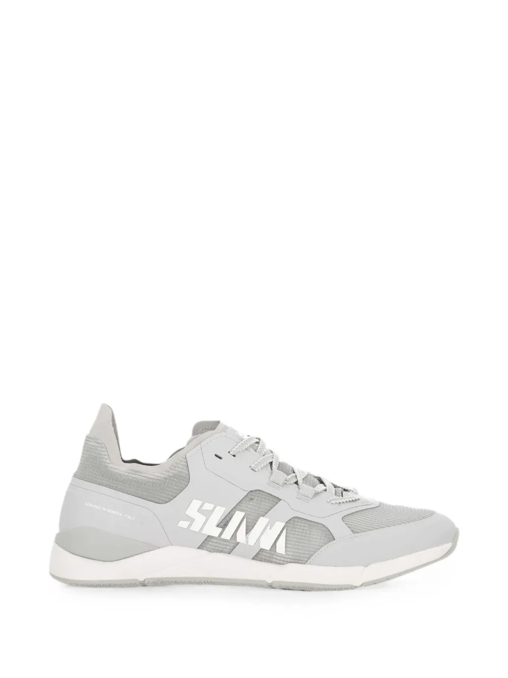 SLAM logo-print panelled sneakers - Grau