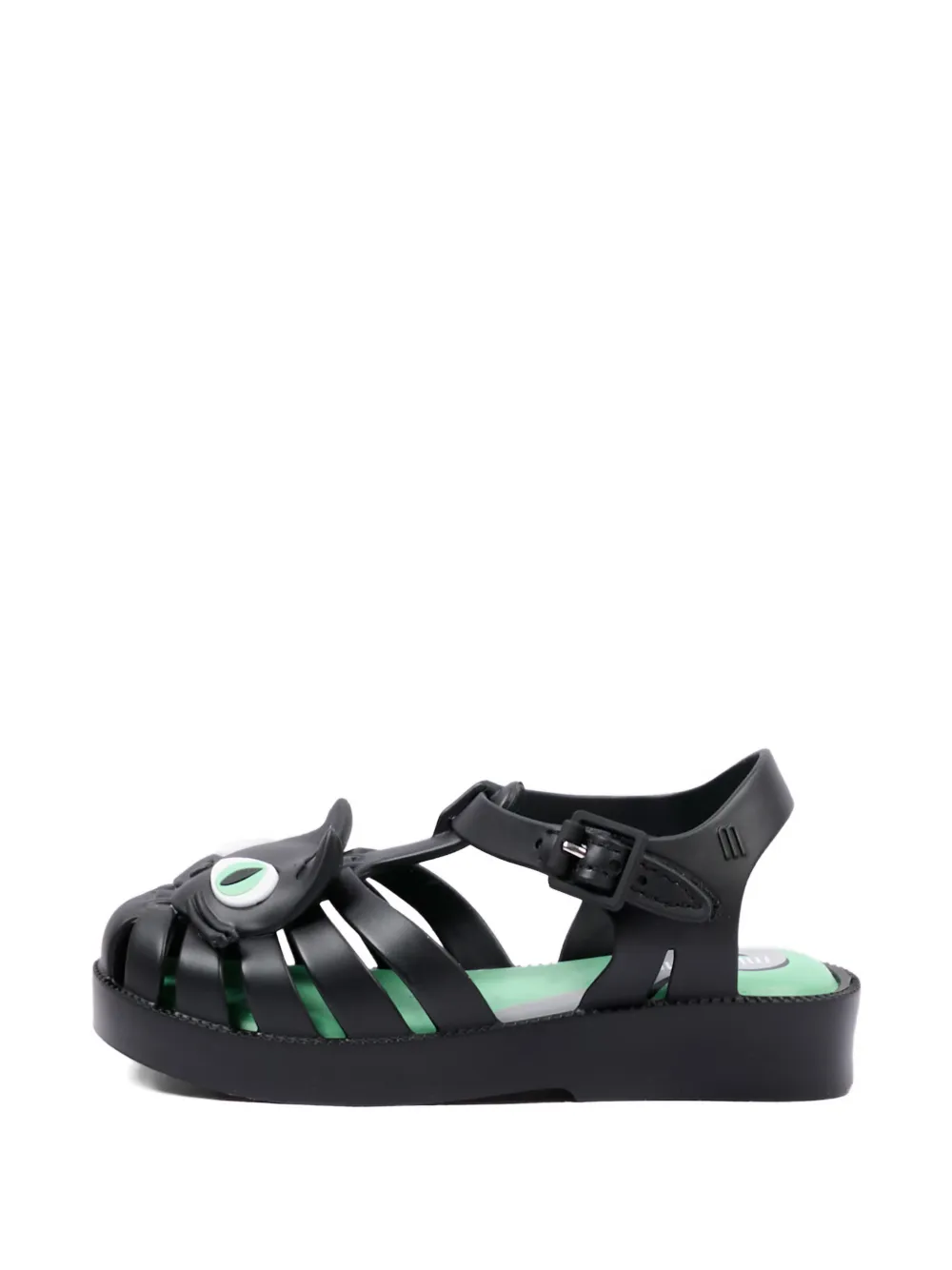 Mini Melissa Possession Cat caged sandals Zwart