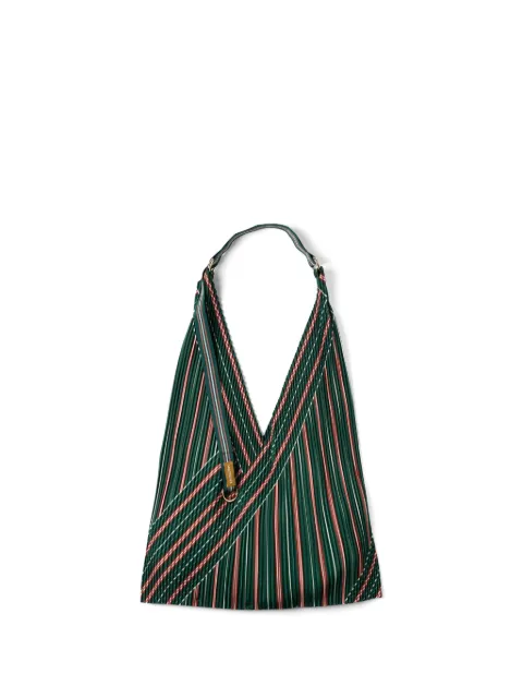 MULTITUDES BAGS Stella pleated striped tote bag