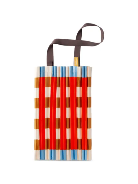 MULTITUDES BAGS bolso shopper Marsala plisado