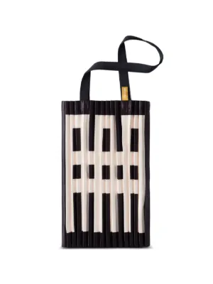 MULTITUDES BAGS Smeralda Pleated Striped Tote Bag | Green | FARFETCH