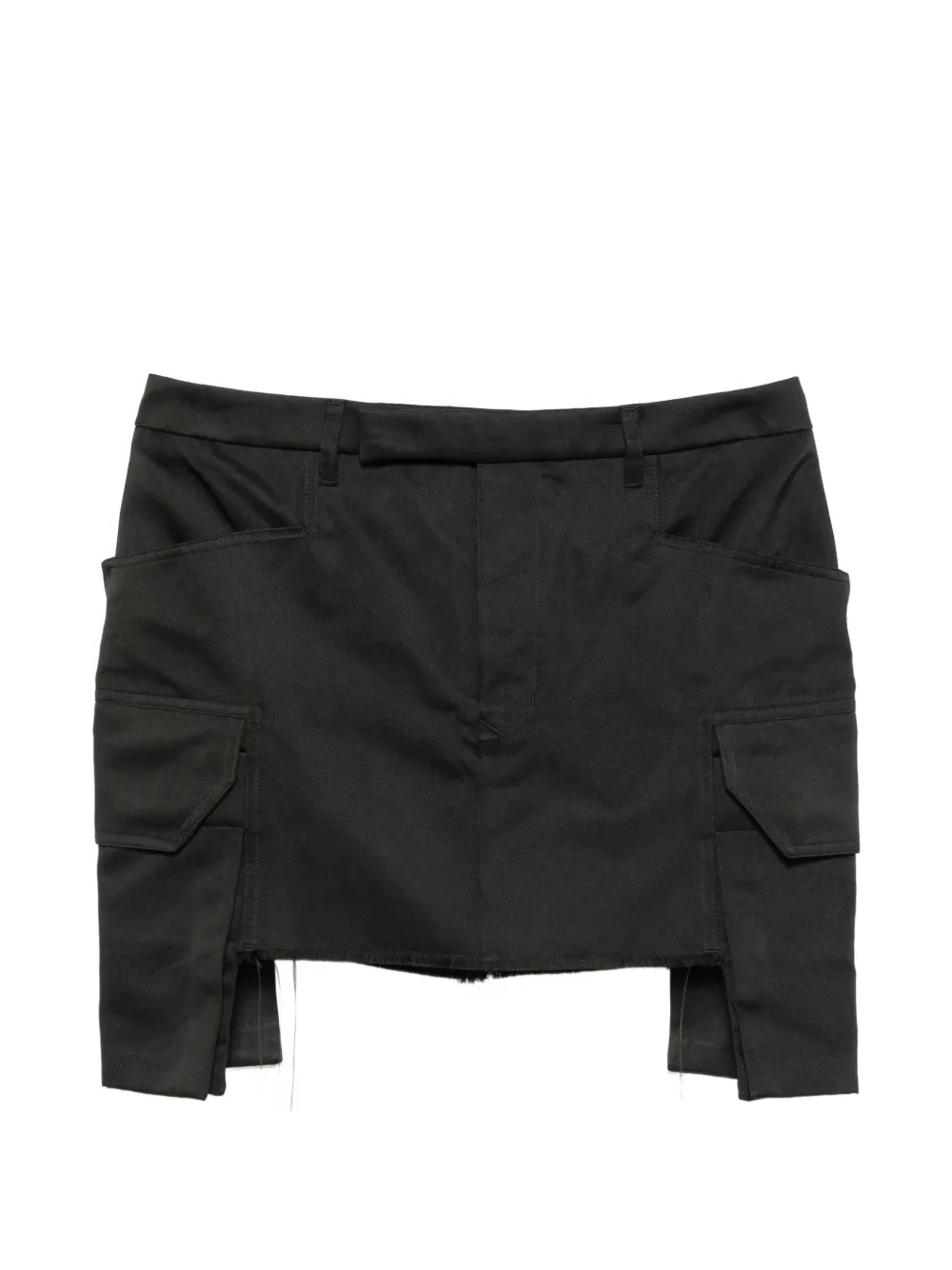 Rick Owens Firbanks cargo mini skirt - Schwarz