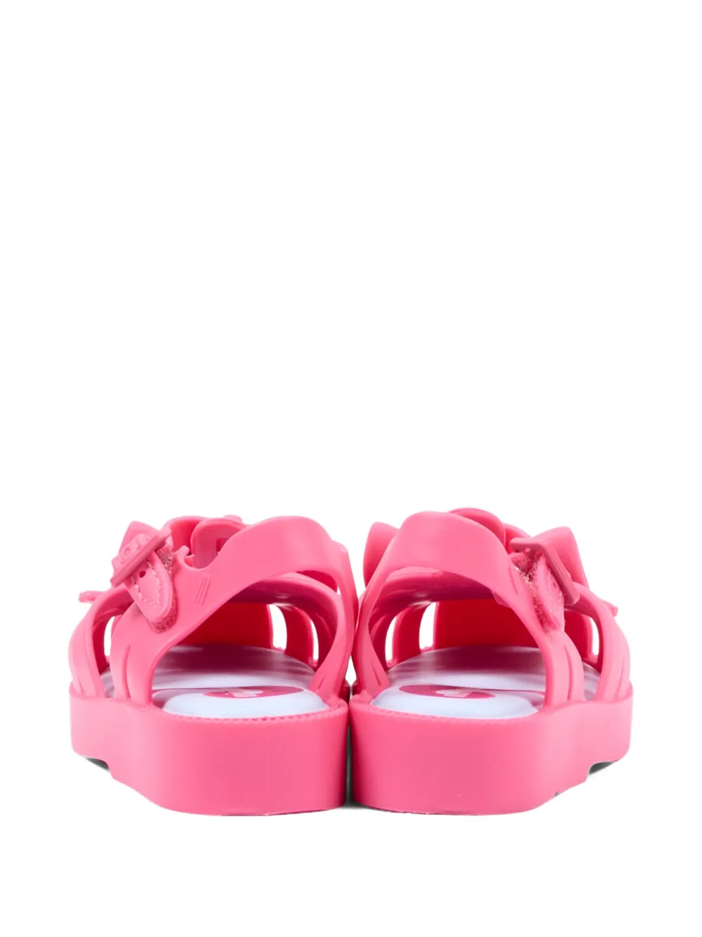 Mini Melissa cat-motif cage sandals Roze