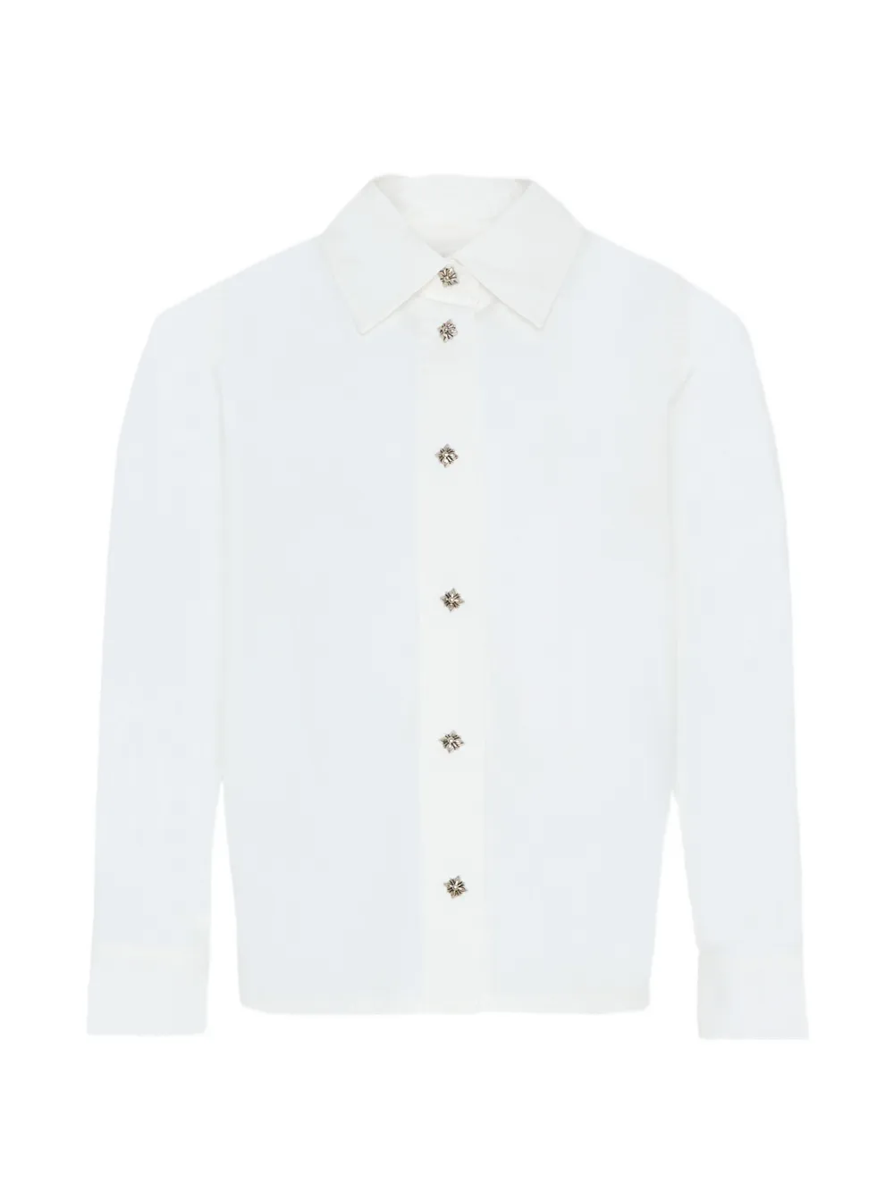 John Richmond Junior Camicia con retro a coste - Bianco