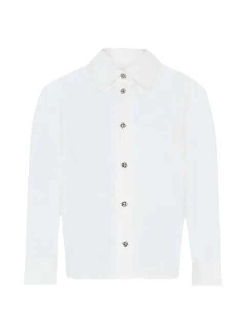 John Richmond Junior chemise nervurée à boutons décoratifs