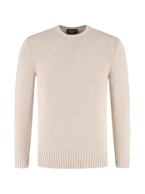 Doriani Cashmere ribbed-trim crew-neck sweater