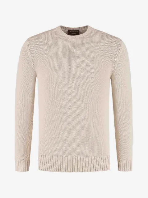 Doriani Cashmere ribbed-trim crew-neck sweater