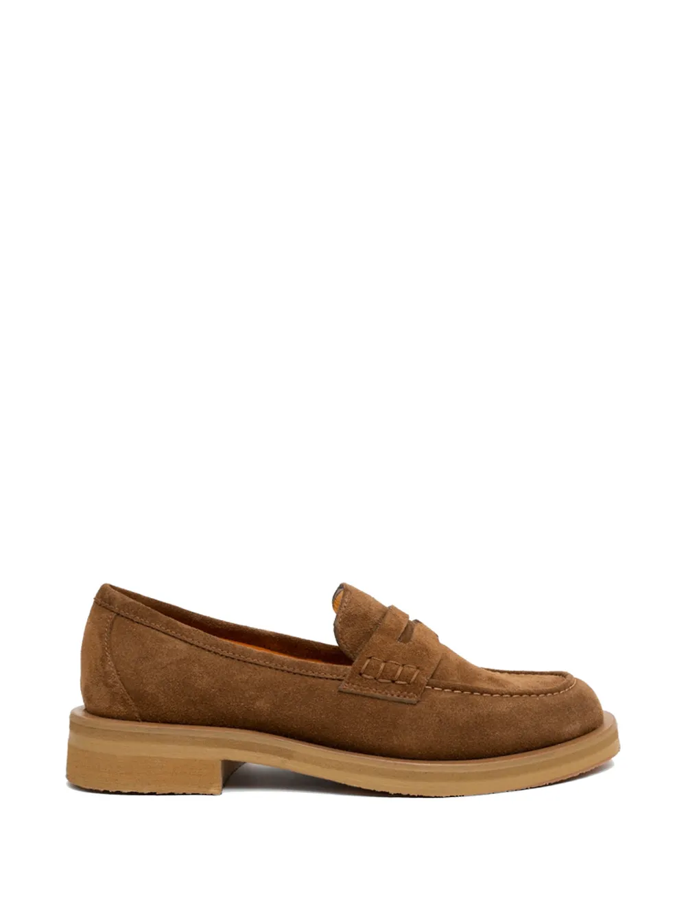 mara bini Frida suede loafers - Marrone
