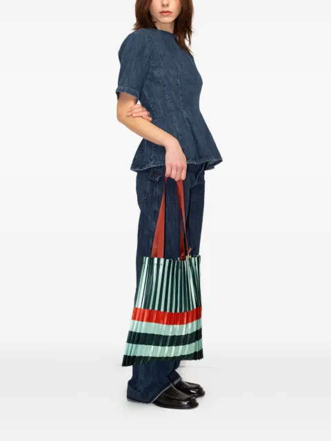 MULTITUDES BAGS Smeralda pleated tote bag