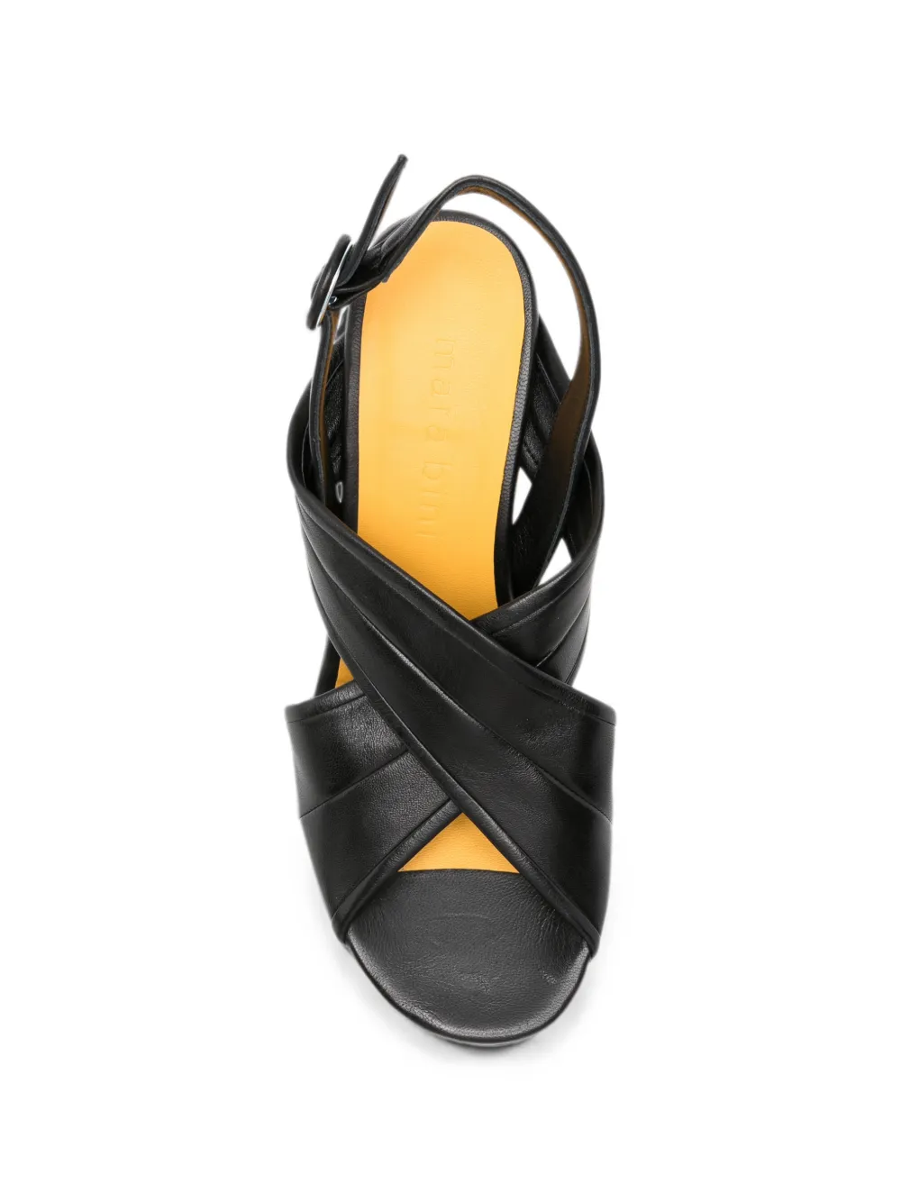 mara bini crossover-strap sandals Zwart