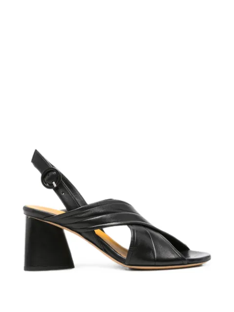 mara bini crossover-strap sandals
