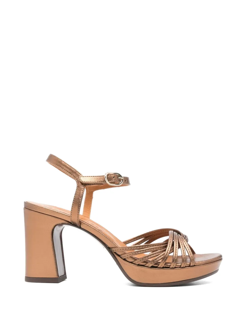Chie Mihara Keske sandalen met plateauzool Bruin